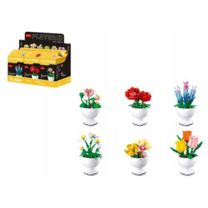 Set de constructie Floare in ghiveci in assort 1 buc SLUBAN