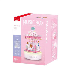 Set de constructie Carusel muzical 566 elem SLUBAN
