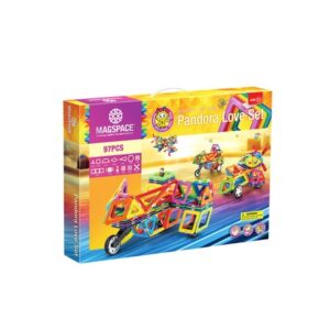 joc Magnetic Educativ de Constructie 3D - 97 buc MAGSPACE