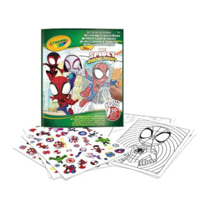 Carte de colorat cu autocolante Spidey CRAYOLA