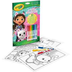 Carte de colorat Gabby's Dollhouse cu carioci incluse CRAYOLA