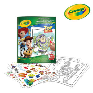 Carte de colorat cu autocolante Toy Story 5 CRAYOLA