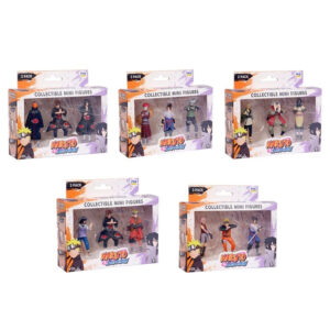 Set 3 figurine 7 cm NARUTO