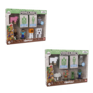 Set 8 Figurine 3D in asort. Special edition MINECRAFT PMI