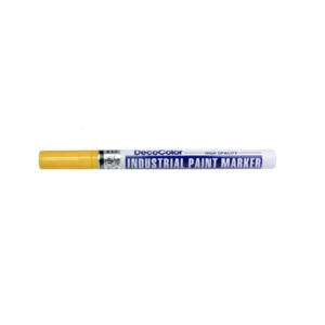 Marker permanent Paint Marker 221 1,4mm, 3ml, varf rotund, galben Marvy Uchida