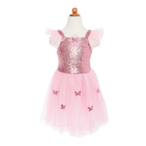 Rochie fluture roz cu aripi, Marimea 5-7 Great Pretenders