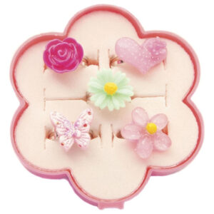 Set accesorii inele Fairy Flower Great Pretenders 5 bucati