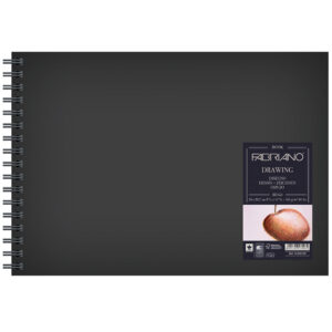 Bloc desen A5 160 gr/m2, 60 foi, cu spira verticala, Fabriano, Fedrigoni