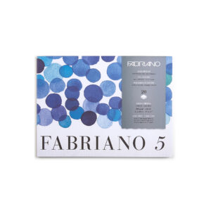 Bloc hartie acuarela A4 300 gr/m2 20 foi, textura rugoasa, Fabriano 5, Fedrigoni