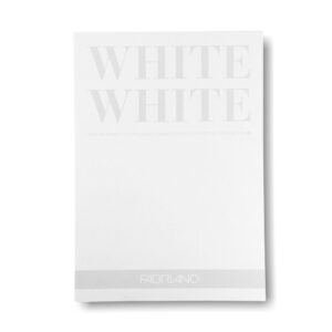 Bloc carton pentru desen A4 White White 300 gr/m2, Fabriano, Fedrigoni