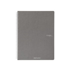 Carnet A4 Ecoqua 90 gr/m2, 70 foi Antracite, punctat, cu spira Fabriano, Fedrigoni