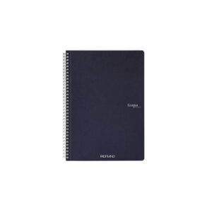 Carnet A4 Ecoqua 90 gr/m2, 70 foi Dark Blue, punctat, cu spira Fabriano, Fedrigoni