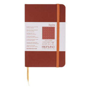 Carnet notite Ispira 85 gr/m2, 9x14cm, 96 foi, Red, punctat Fabriano, Fedrigoni