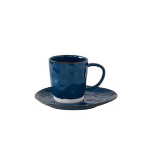 Cana Ceramica 250ml Interiors - albastru EASYLIFE