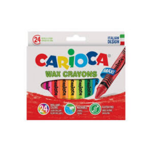 Set creioane cerate Maxi 24 buc. Carioca