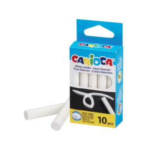 Creta alba 10 buc. fara praf Carioca