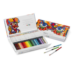 Set creioane colorate 40 culori, in cutie cadou Carioca Plus