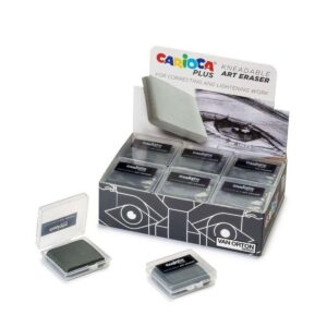 Radiera modelabila in cutie din plastic Carioca Plus