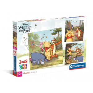 Puzzle Winnie 3x48 piese CLEMENTONI
