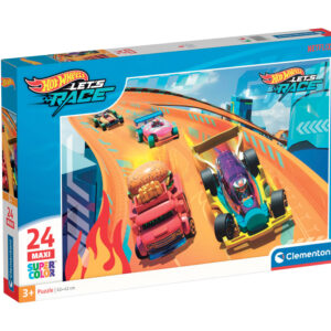 Puzzle Maxi Hotwheels 24 piese CLEMENTONI