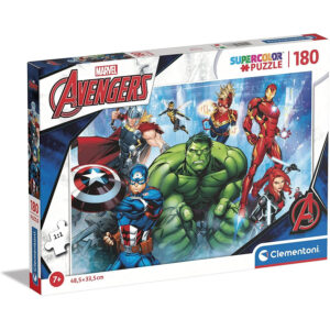 Puzzle Super Color Avengers 180 piese CLEMENTONI