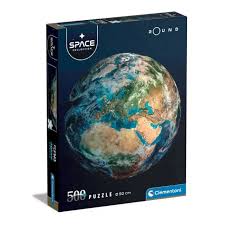Puzzle 500 piese, Round SPACE Collection Clementoni