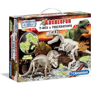 Set Creativ Dinozaur Fluorescent 7+ CLEMENTONI