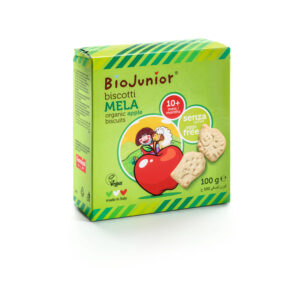 Biscuiti organici cu mere (10 luni+) 100g BioJunior