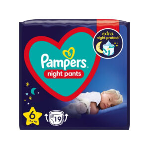 Scutece-chilotei de noapte Pampers 6 (13kg+), 19