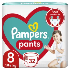 Scutece-chiloti Pants Marimea 8 19+ kg 32buc Pampers