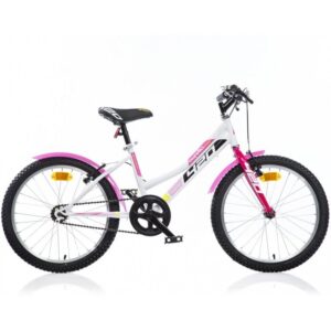 Bicicleta 20 MTB GIRL alba/ fucsia Dino Bikes