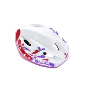 Casca protectie Alb/ roz Dino Bikes