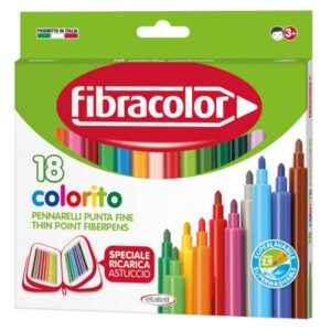 Carioci 18cul lavabile Fibracolor