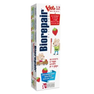 Biorepair Pasta de dinti Junior p/u copii, Capsuna, fara fluor 50ml (0-13ani)