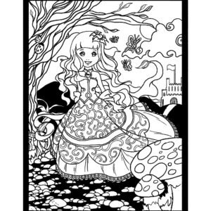 Pictura pe Velvet 21x29,7 cm Principessa Colorvelvet