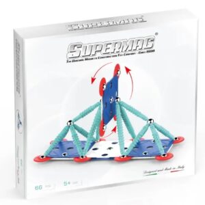 Set de constructie magnetic DYNAMIC 66 piese Supermag