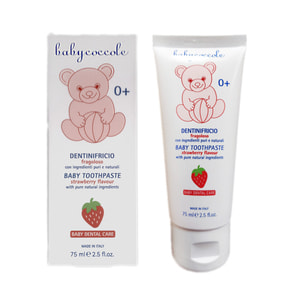 Pasta de dinti pt copii BabyCoccole Capsuna 75ml (1an+) (4200)