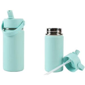 Sticla termica cu maner 400ml aqua albastru iTotal