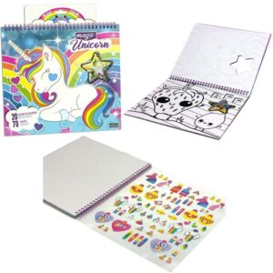 Carte de colorat Sketch Book Magic Unicorn GIRABRILLA NICE