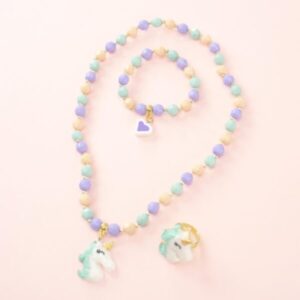 Set bratara colier si inel Lilycorn Precious NICE