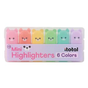 Set markere forma urs 6 buc Macaron iTotal