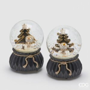 Glob carllion om zapada negru (in assort.) h15cm EDG