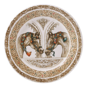 Set farfurii gustari 4 buc. Chevaux du Vent GIEN