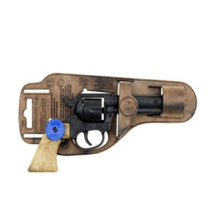 Revolver Cowboy 8 cartusi negru (plastic) GONHER
