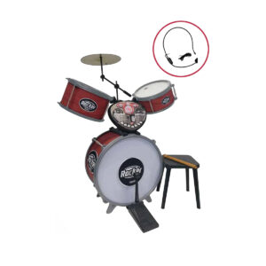 Set toba 4 buc cu micrion si scaun Golden Drums REIG
