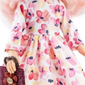 Imbracaminte Rochie cu flori roz/alb ROSA 32 CM 04454