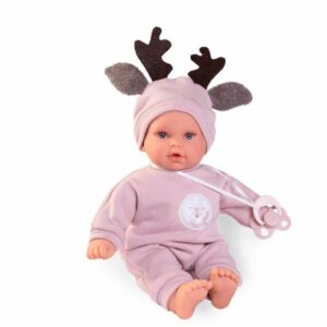 Papusa bebe interactiva KIKA in solopeta Ren 27cm Antonio Juan