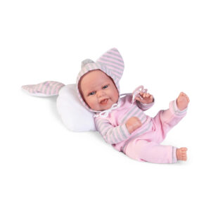 Papusa Clara 33 cm in solopeta + perna in patratele Antonio Juan