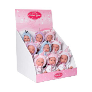 Papusa bebe 21 cm Unicorn / Dino in assortiment Antonio Juan