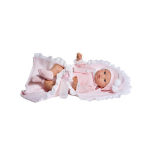 Papusa KOKE 36 cm cu Bibiron roz ASI